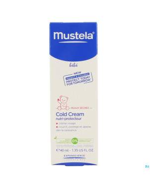 Mustela bb cold cream visage creme nf tube 40ml