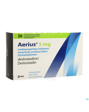 Aerius 5 mg comp orodispersibles 30 x 5 mg