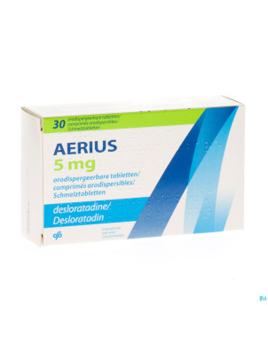 Aerius 5 mg comp orodispersibles 30 x 5 mg