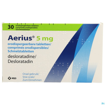 Aerius 5 mg comp orodispersibles 30 x 5 mg