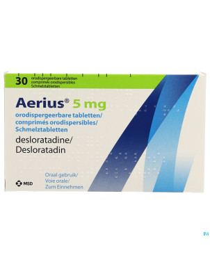 Aerius 5 mg comp orodispersibles 30 x 5 mg