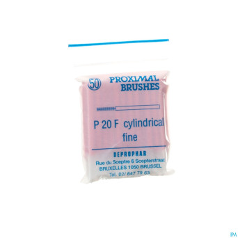 Proximal brossette cylindrique fine red 50