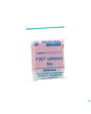 Proximal brossette cylindrique fine red 50