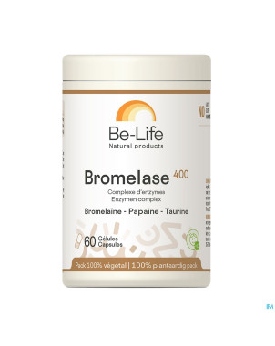 Bromelase 400 enzymes be life nf    pot gel  60