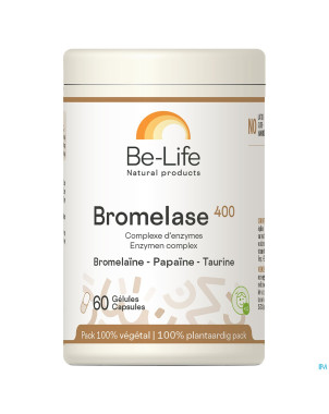 Bromelase 400 enzymes be life nf    pot gel  60