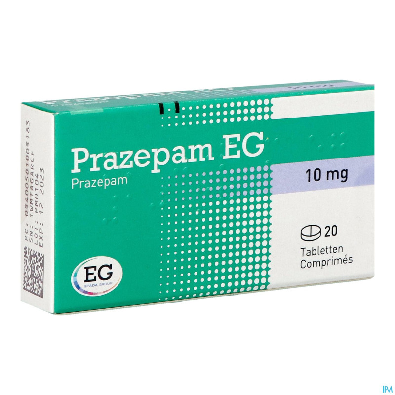 Prazepam eg 10 mg tabl  20 x 10 mg