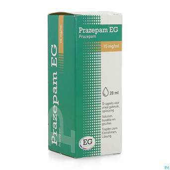 Prazepam eg sol buv gutt 20 ml 15 mg/ml