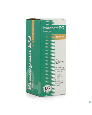 Prazepam eg sol buv gutt 20 ml 15 mg/ml