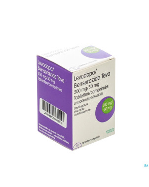 Levodopa benserazide teva tabs  30 x 200 mg/50 mg