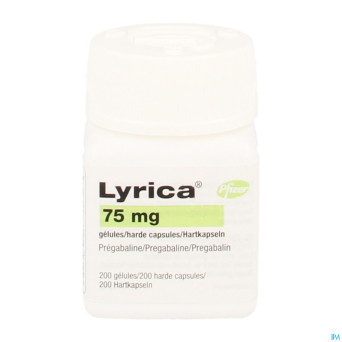 Lyrica  75mg caps durs 200 x  75mg