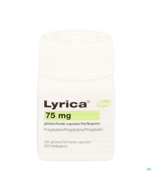 Lyrica  75mg caps durs 200 x  75mg