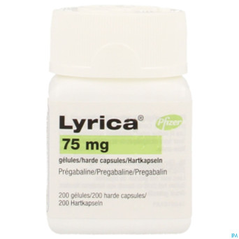 Lyrica  75mg caps durs 200 x  75mg