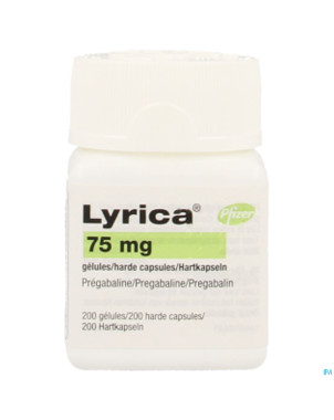 Lyrica  75mg caps durs 200 x  75mg