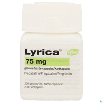 Lyrica  75mg caps durs 200 x  75mg