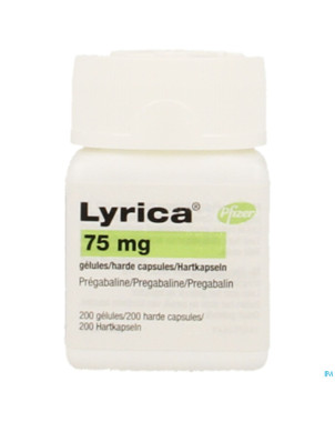 Lyrica  75mg caps durs 200 x  75mg