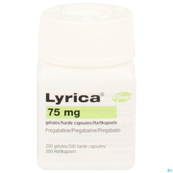 Lyrica  75mg caps durs 200 x  75mg