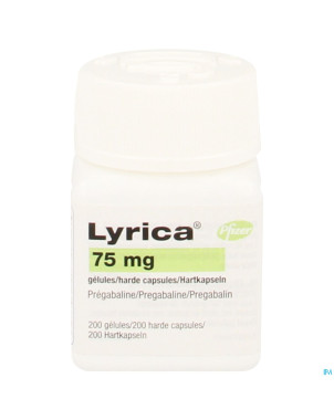 Lyrica  75mg caps durs 200 x  75mg