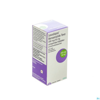 Levodopa benserazide teva tabs 100 x 200 mg/50 mg