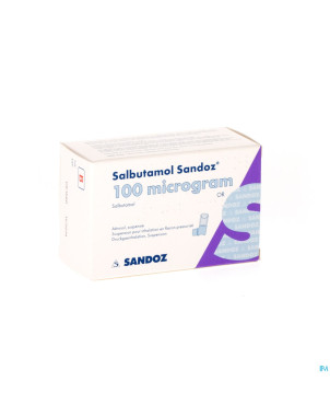 Salbutamol sandoz aero susp 200 doses