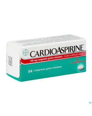 Cardioaspirine gastro resist. tabl 84 x 100mg