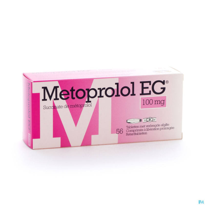 Metoprolol 100mg eg comp liber prol 56x100mg