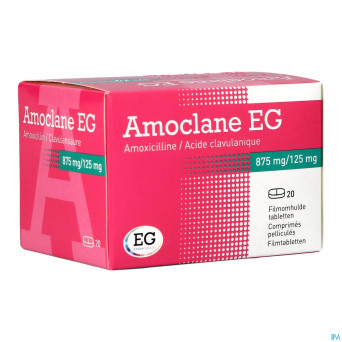 Amoclane eg 875mg/125mg comp pell 20