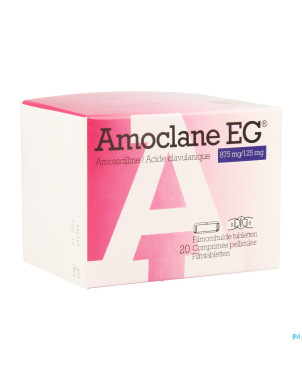 Amoclane eg 875mg/125mg comp pell 20