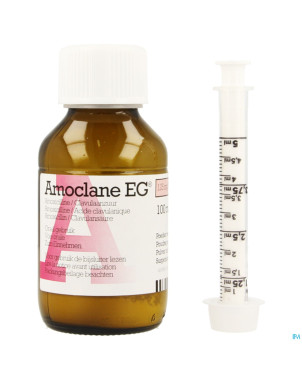 Amoclane eg 125mg/31,25mg/5ml susp.buvable  100ml