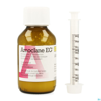 Amoclane eg 250mg/62,5mg/5ml susp.buvable 100ml