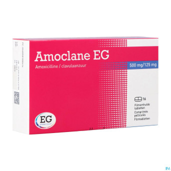 Amoclane eg 500mg/125mg comp pell 16