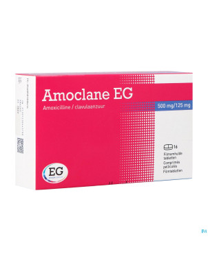 Amoclane eg 500mg/125mg comp pell 16