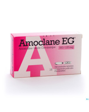Amoclane eg 500mg/125mg comp pell 16
