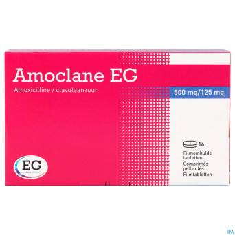Amoclane eg 500mg/125mg comp pell 16