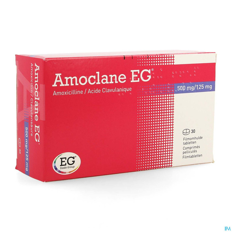 Amoclane eg 500mg/125mg comp pell 30