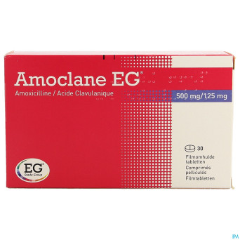 Amoclane eg 500mg/125mg comp pell 30