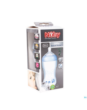 Nuby nt biberon propyl. 300ml + tetine medium