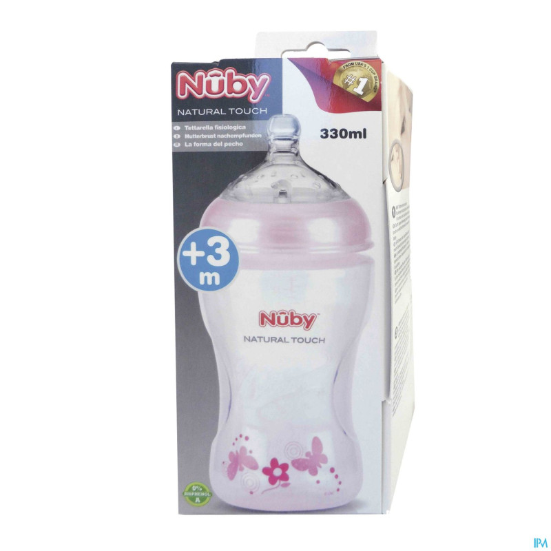 Nuby nt biber propyl.deco 300ml + tetine medium