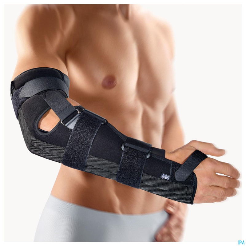 Bort kubifix orthese coude longue droite noir t3
