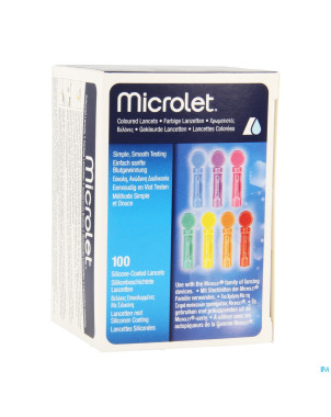 Ascencia microlet lancettes ster couleur 100