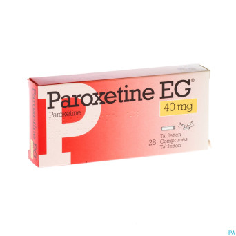 Paroxetine eg comp. 28 x 40 mg