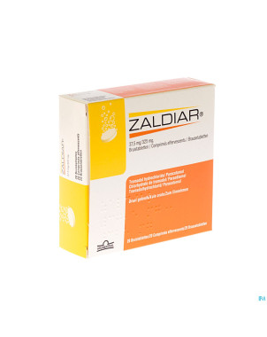 Zaldiar 37,5mg/325mg comp. efferv 20