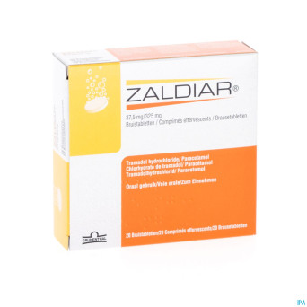 Zaldiar 37,5mg/325mg comp. efferv 20