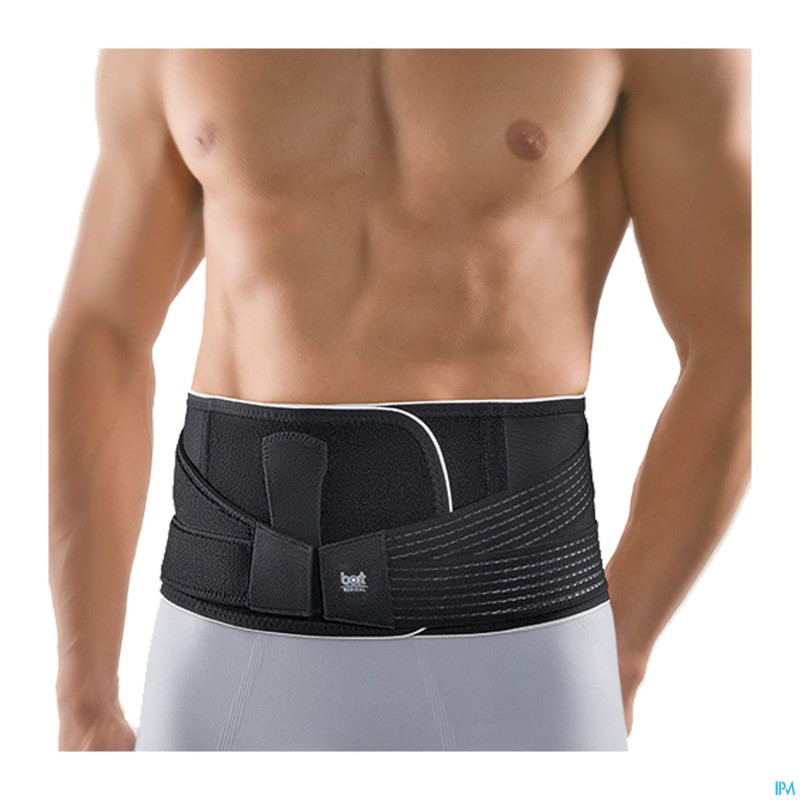 Bort vario bandage dos avec pelot noir xl