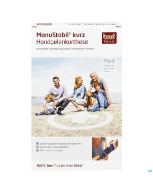 Bort manustabil poignet court droite chair  m