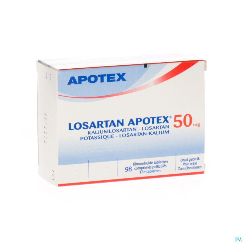 Losartan apotex  50mg comp 98x50mg