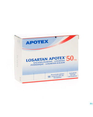 Losartan apotex  50mg comp 98x50mg