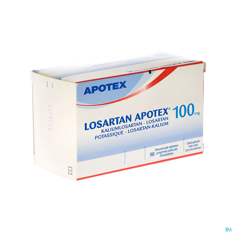 Losartan apotex 100mg comp 98x100mg