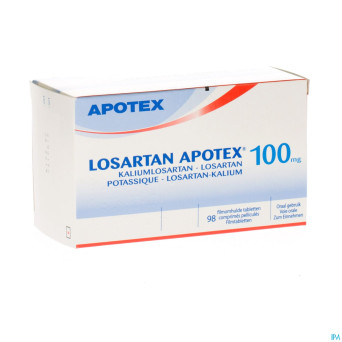 Losartan apotex 100mg comp 98x100mg