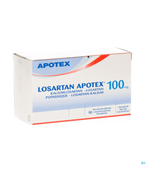 Losartan apotex 100mg comp 98x100mg