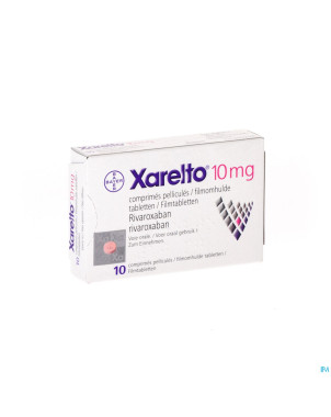 Xarelto 10 mg tabl 10 x 10 mg
